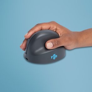 R-Go Tools HE Basic Vertikal Mus - Ergonomisk, Bluetooth, H�jreh�ndet, Gr�